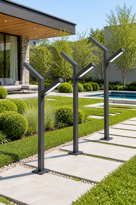 چراغ پارکی مدل افرا دوطرفه نامنظم